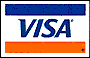 We accept Visa, MasterCard and American Express!